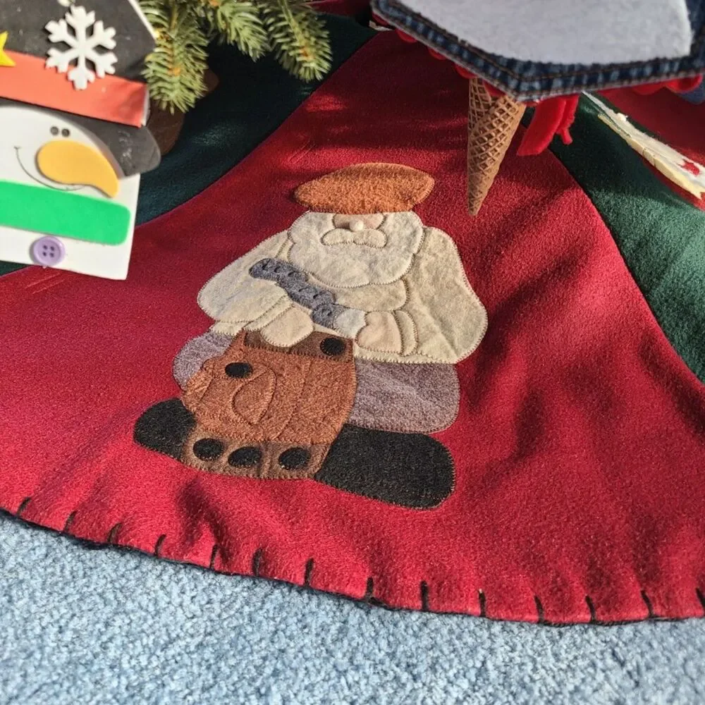 TJMaxx Christmas Tree Skirt Professions Cowboy Golfer Firefighter And More